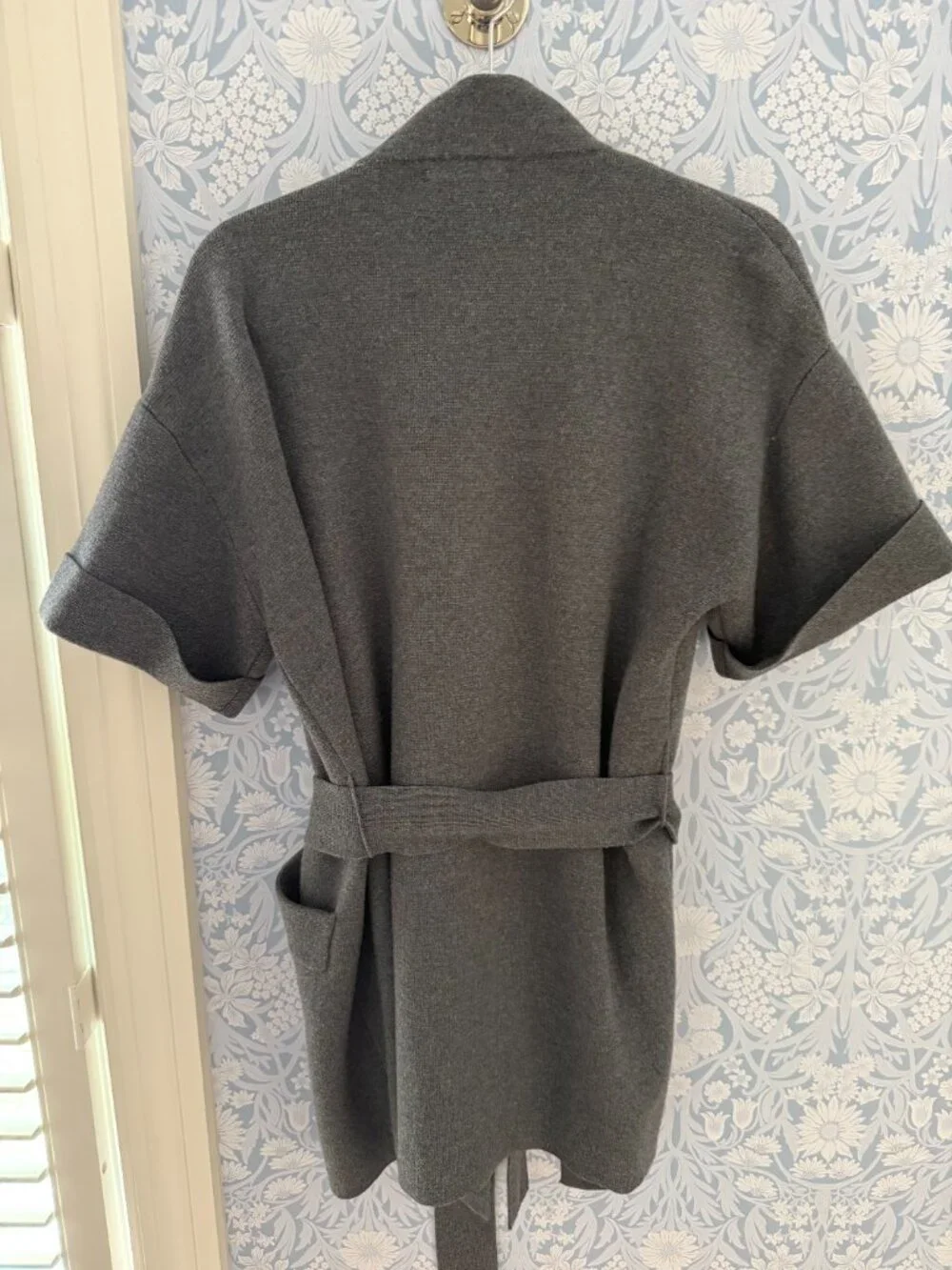 Ann Mashburn Belted Merino Wool Wrap 